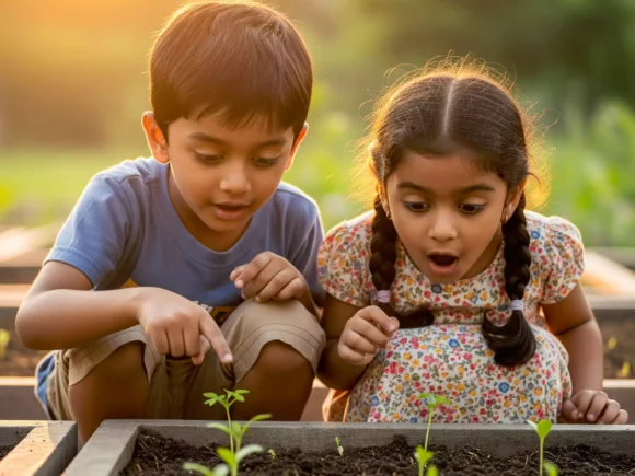 Witnessing the magic of growth, step by step.