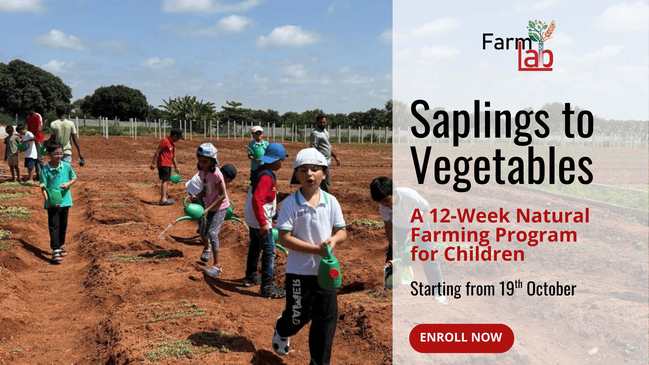 Farming Progarm for Children in Hyderabad