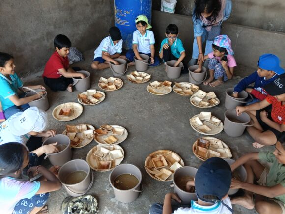 Seeds to Greens Day 2 at Farm Lab: Caring for Plants, Creating Natural Fertilizer